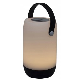 Glossy rechargeable solar table lamp