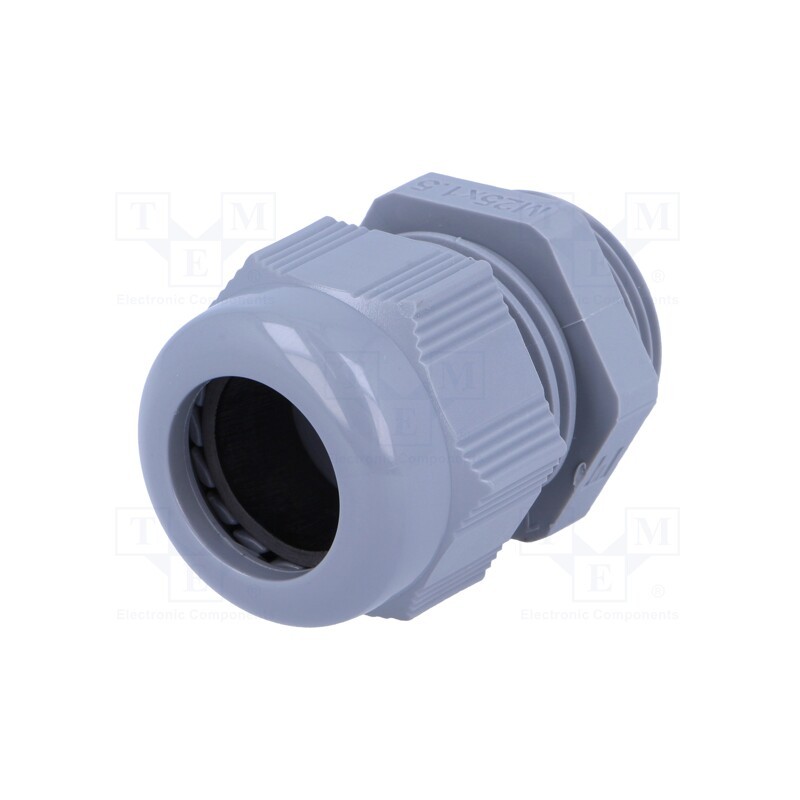 1 pcs x HELUKABEL - HT M25 RAL7001 - Cable gland, M25, 1.5, IP68, polyamide, dark grey, HELUTOP HT-M