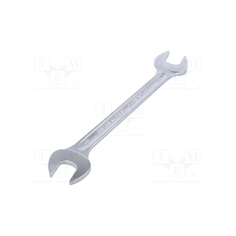 1 pcs x STAHLWILLE - 40031819 - Wrench, spanner, 18mm,19mm, chromium plated steel, MOTOR, L: 220mm