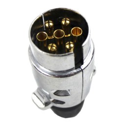 7-pole 7 12v metal trailer plug