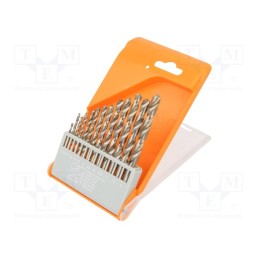 1 set x PG PROFESSIONAL - 15.62 - Drill set, for metal, high speed steel stal szybkotnąca HSS