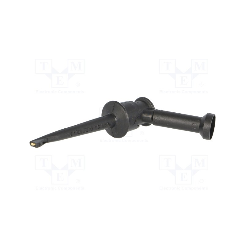 1 pcs x POMONA - 4723-0 - Clip-on probe, hook type, 5A, 60VDC, black, Grip capac: max.2.29mm