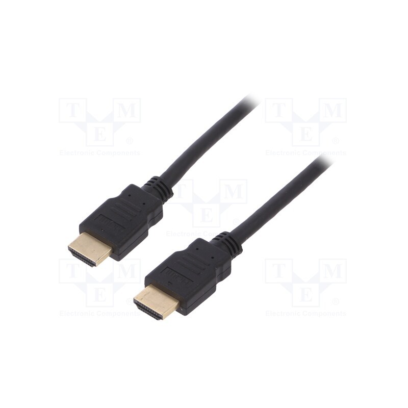 1 pcs x Goobay - 41082 - Cable, HDCP 2.2,HDMI 2.1, HDMI plug,both sides, PVC, 1m, black