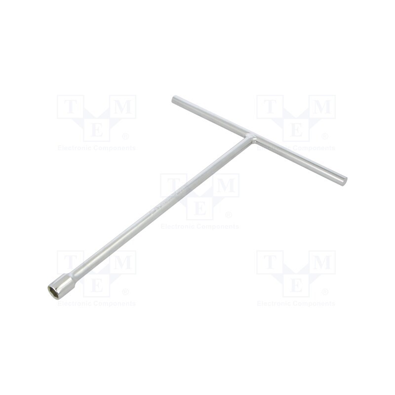 1 pcs x KING TONY - 118509M - Wrench, socket spanner, 9mm, Chrom-vanadium steel, L: 250mm