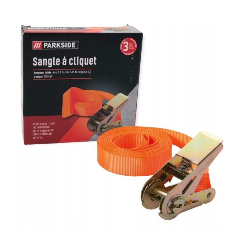 Parkside transport lashing strap with ratchet