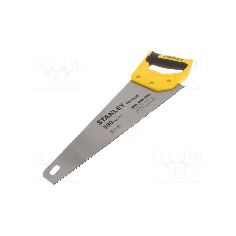 1 pcs x STANLEY - STHT20366-1 - Hacksaw, wood, 7teeth/inch, SHARPCUT™, 380mm