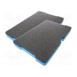 1 pcg x LeanFoam - LF-AB-MILL-PACK - Accessories: foam insert, 500x320x40mm, 2pcs.