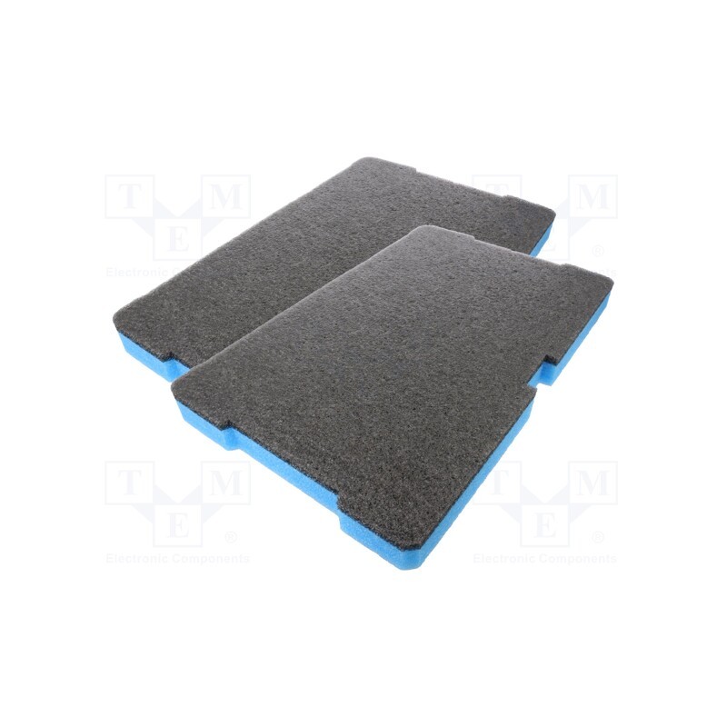 1 pcg x LeanFoam - LF-AB-MILL-PACK - Accessories: foam insert, 500x320x40mm, 2pcs.