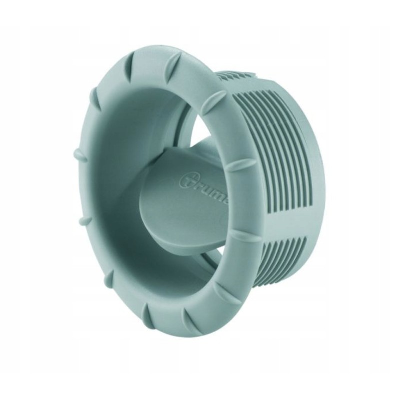 Air outlet with a closable nozzle in a light gray truma