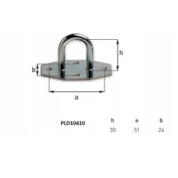 Hook, grip, guide, handle, h 30, 10 pcs