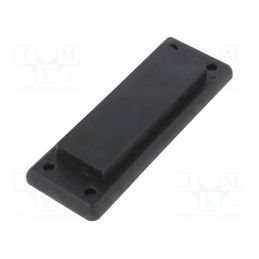 1 pcs x TRELLEBORG - MH10 IP55 RAL 9005 - Multigate grommet, black, Holes no: 10, -40÷90°C, IP55