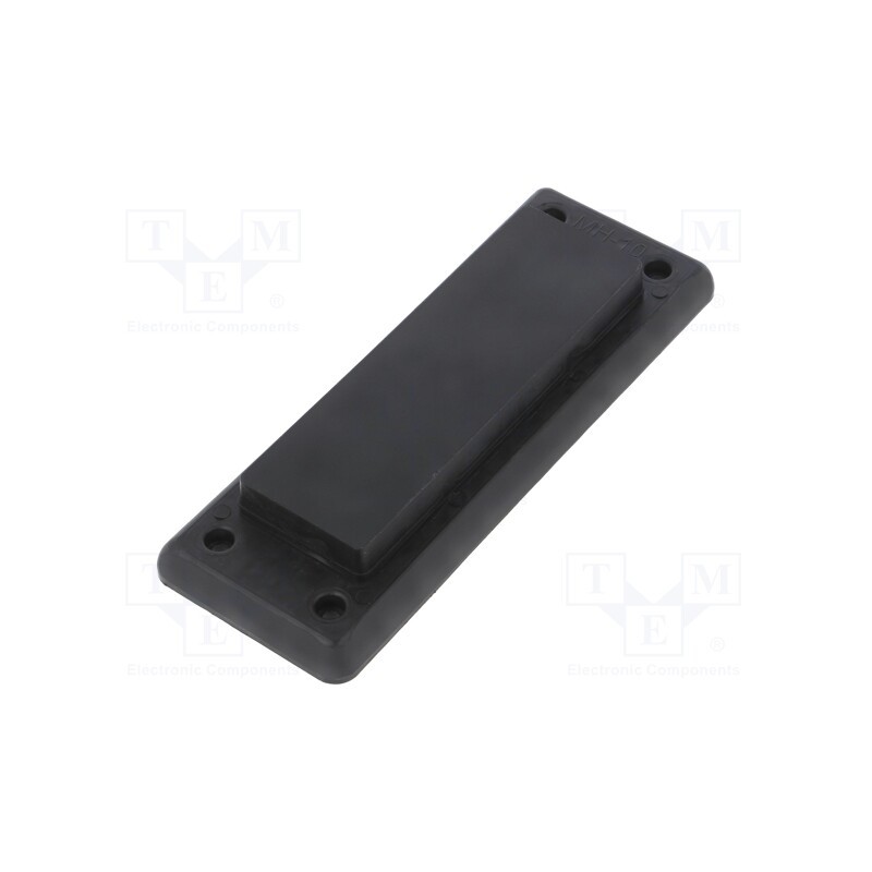 1 pcs x TRELLEBORG - MH10 IP55 RAL 9005 - Multigate grommet, black, Holes no: 10, -40÷90°C, IP55