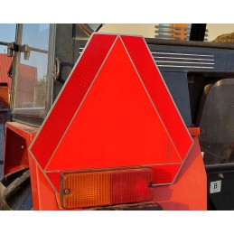 Warning triangle, low-speed vehicle, reflector