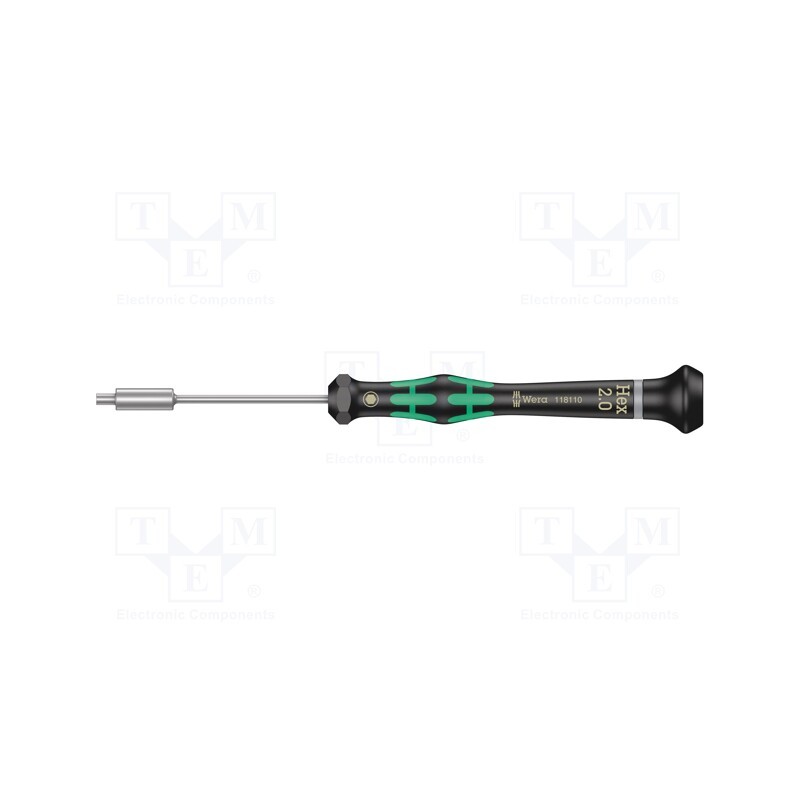 1 pcs x WERA - 5118110001 - Screwdriver, 6-angles socket, precision, Kraftform Micro