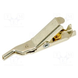 1 pcs x MUELLER ELECTRIC - JP-8099 - Crocodile clip, 5A, Grip capac: max.25.4mm, Overall len: 66.4mm