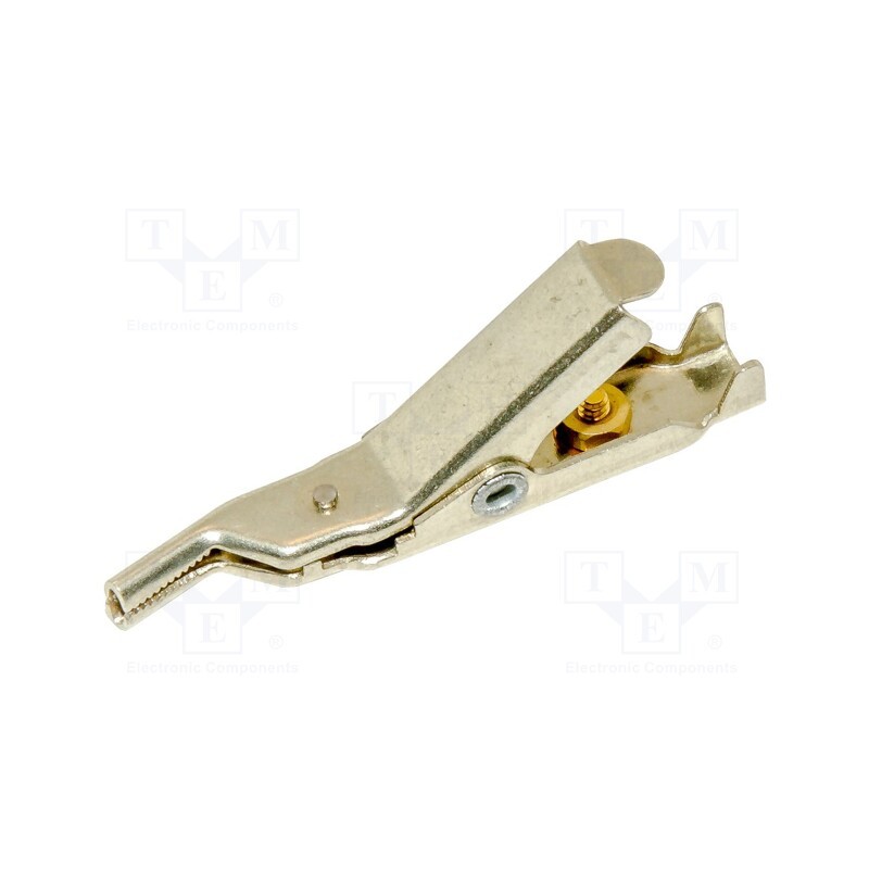 1 pcs x MUELLER ELECTRIC - JP-8099 - Crocodile clip, 5A, Grip capac: max.25.4mm, Overall len: 66.4mm
