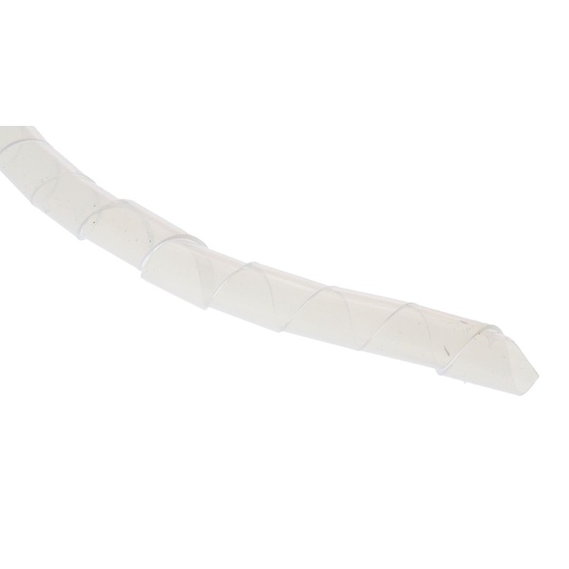 1 Reel of 5 M - HellermannTyton Spiral Wrap, I.D 9mm, 100mm PTFE SBPTFE Series