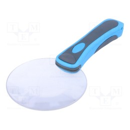 1 pcs x GOLDTOOL - GS-366 - Hand magnifier, Mag: x2, Lens: Ø88mm, Illumin: LED