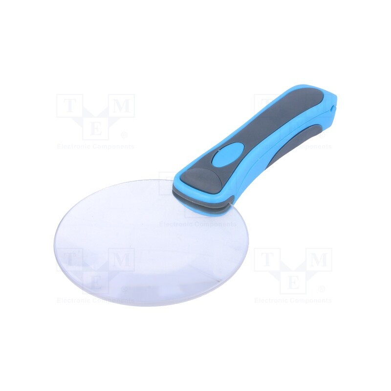 1 pcs x GOLDTOOL - GS-366 - Hand magnifier, Mag: x2, Lens: Ø88mm, Illumin: LED