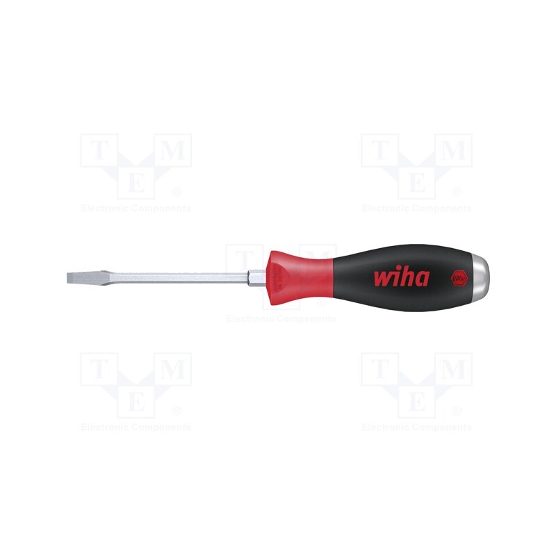 1 pcs x WIHA - 3223 - Screwdriver, slot, for impact,assisted with a key, 3,5x0,6mm