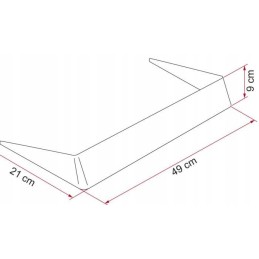 Roof window spoiler 40x40 spoiler 40 fiamma