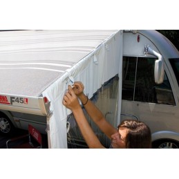Side wall with window for f35 van fiamma awning