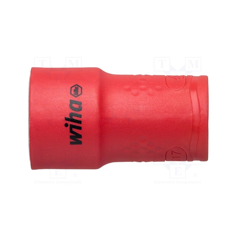 1 pcs x WIHA - 43065 - Socket, 6-angles,insulated,socket spanner, HEX 8mm, 3/8', 45mm