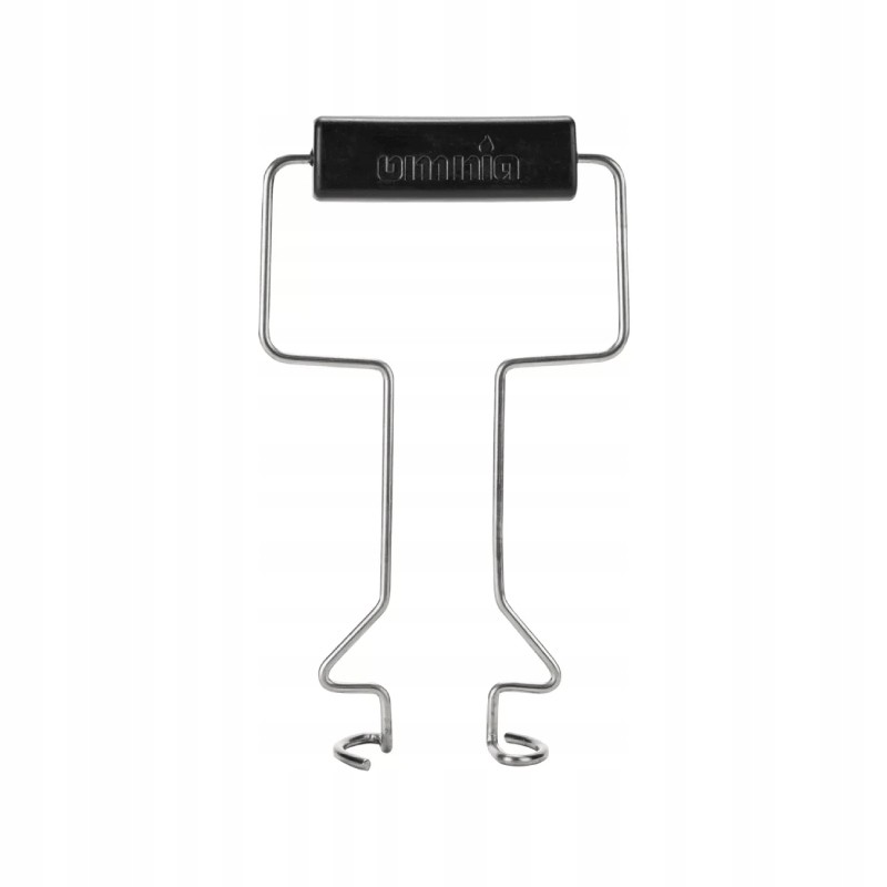 A handle for carrying the Omnia oven tin