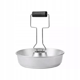 A handle for carrying the Omnia oven tin