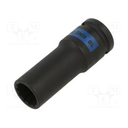 1 pcs x KING TONY - 493018M - Socket, socket spanner,impact, 1/2', Socket bit length: 80mm