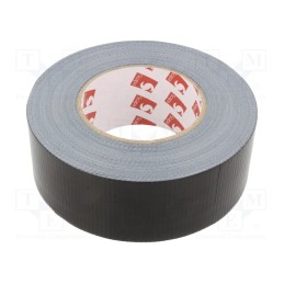 1 rol x SCAPA - TAŚMA 3163 50MM/50M CZARNA TKANINOWA - Tape: duct, W: 50mm, L: 50m, Thk: 0.23mm, black, rubber, -20÷75°C