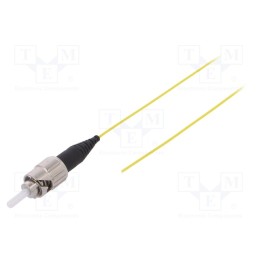 1 pcs x FIBRAIN - G-ST-XX-S-002.0-P9-D-09-Y - Optic fiber pigtail, ST/UPC, 2m, Optical fiber: 900um, yellow