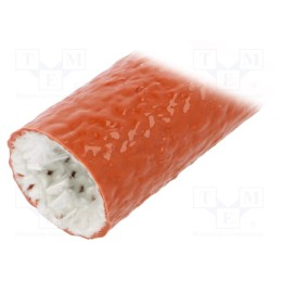 30 m x ANAMET EUROPE - 336.822.3 - Insulating tube, Size: 22, fiberglass, L: 30m, -55÷260°C, Øout: 28mm