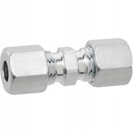 Straight gas connector, 10 mm gas pipe connector