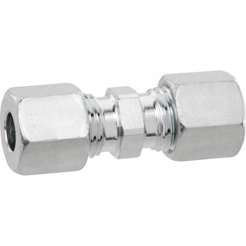 Straight gas connector, 10 mm gas pipe connector