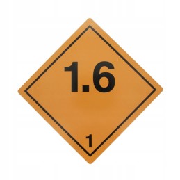 Information board adr no. 1 6 cargoparts cargo t077 vol