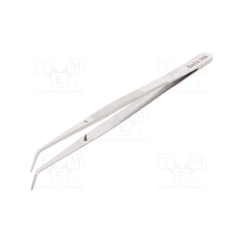 1 pcs x BETA - 9930001 - Tweezers, 145mm, universal, Blades: curved