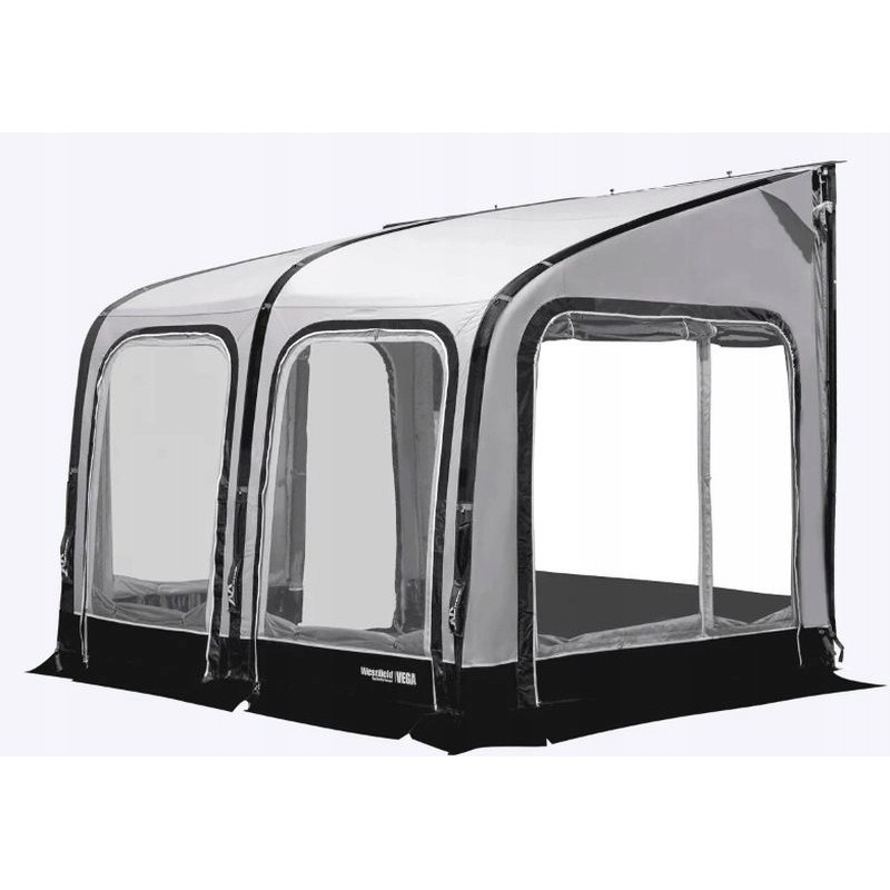 Inflatable vestibule of the Westfield Vega 330 camper