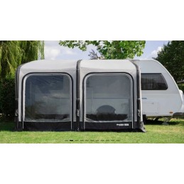 Inflatable vestibule of the Westfield Vega 330 camper