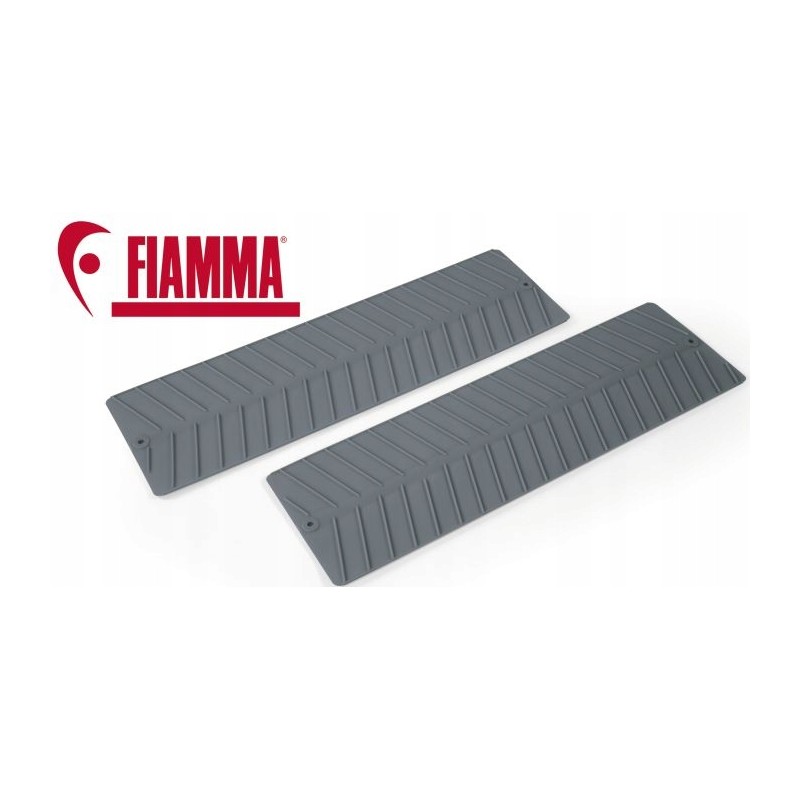 Anti-slip underlay for the wheels of a Fiamma camper