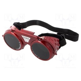 1 pcs x LAHTI PRO - L1510200 - Safety goggles, Lens: welding, Features: adjustable head strap
