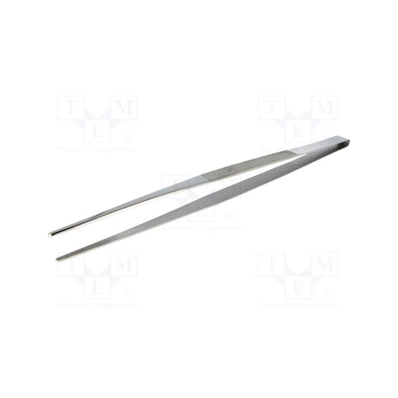 1 pcs x ENGINEER - PTS-08 - Tweezers, 310mm, Blades: narrowed, Blade tip shape: rounded