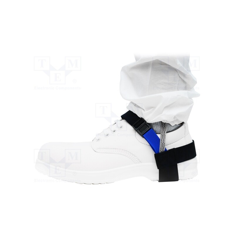 1 set x ANTISTAT - 068-0005F - ESD shoe grounder, ESD, 2pcs, Features: under heel,resistor 1MΩ