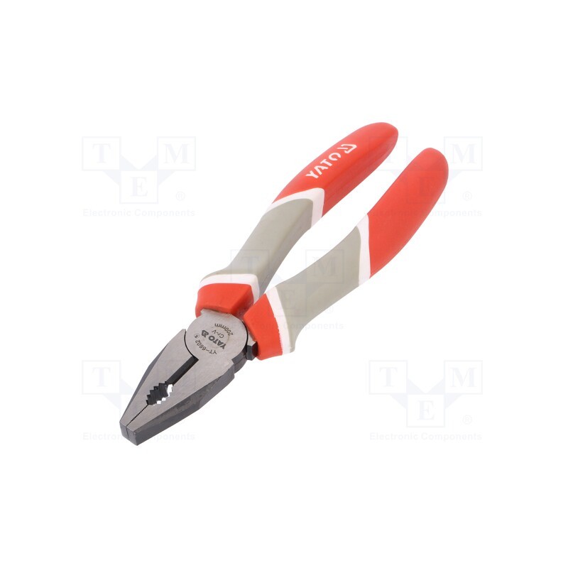 1 pcs x YATO - YT-6602 - Pliers, universal, 200mm, for bending, gripping and cutting