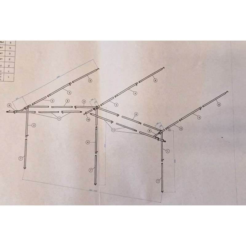 Herzog t 206 full vestibule frame