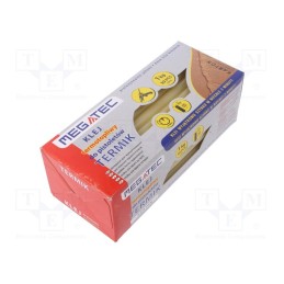1 pcg x MEGATEC - KKN 1753/0210 - Hot melt glue, Ø: 11mm, yellow, L: 200mm, Bonding: 3÷5s, 50pcs.