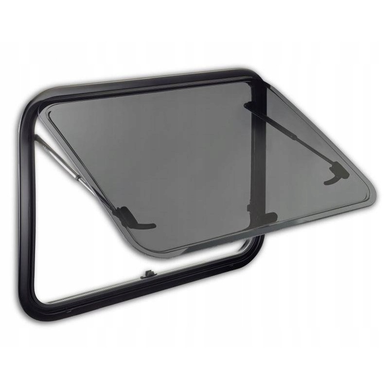 Hinged window with aluminum frame S7P 750x465mm
