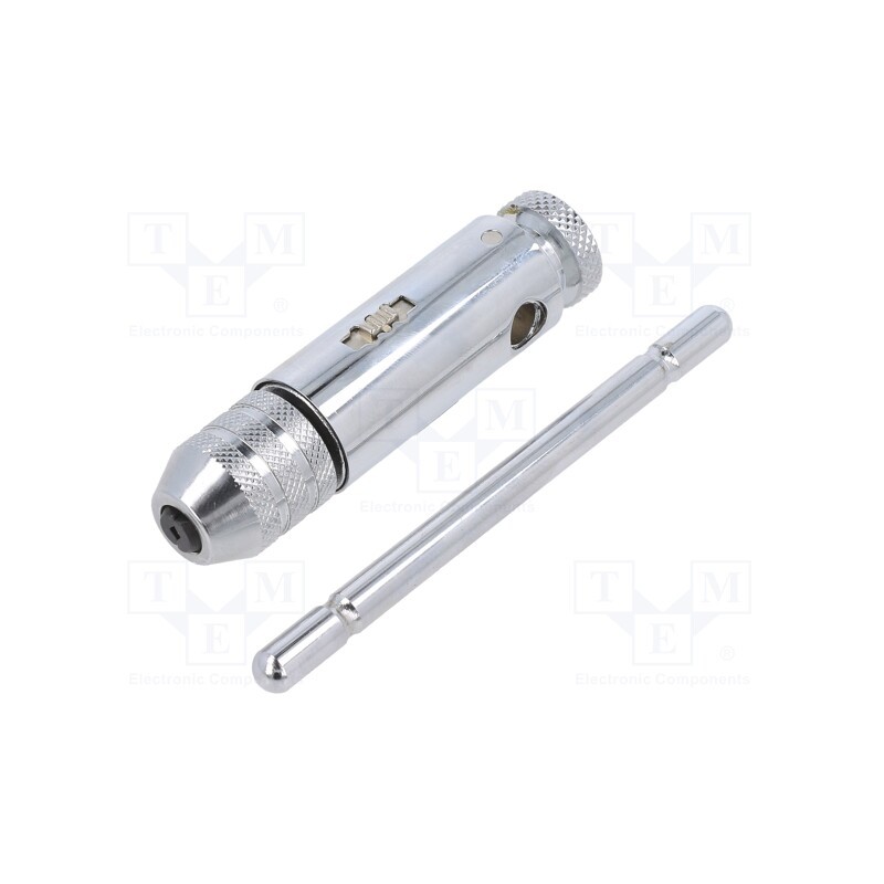 1 pcs x Vu00d6LKEL - 10001 - Tap wrench, steel, Grip capac: 1/8'-3/8',M3-M10, 85mm
