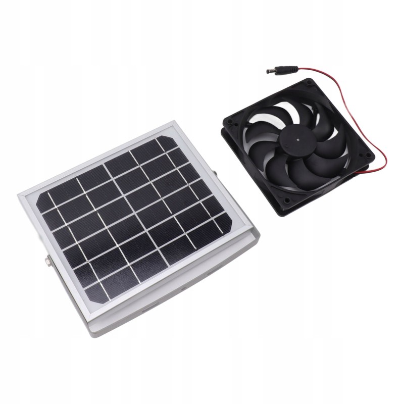 Solar panel powered fan kit