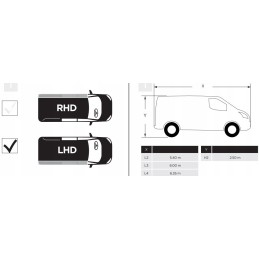 Roof adapter for thule awning 6002 6900 ducato 07